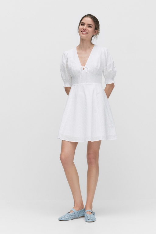 Idun dress WHITE