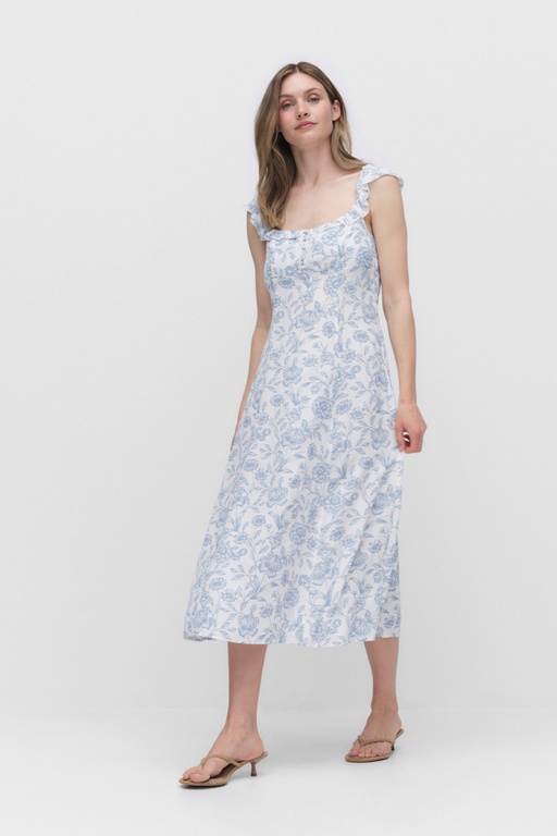 Noma dress LT BLUE FLOWER