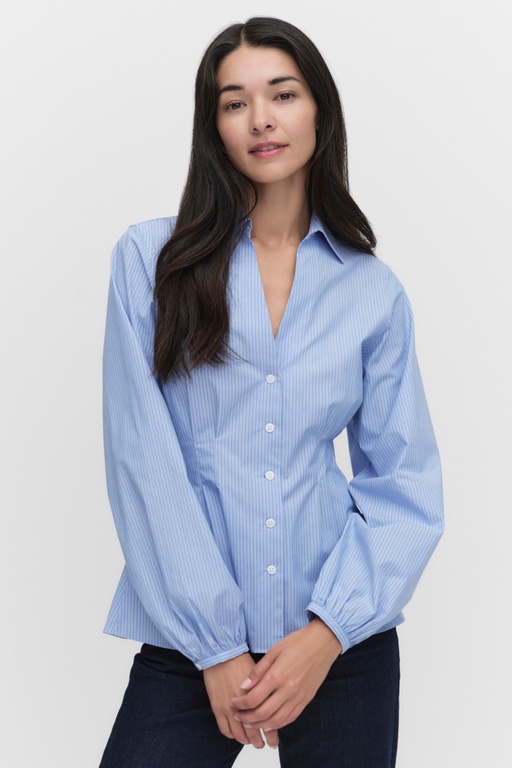 Celia blouse Celia blouse DK BLUE STRIPE