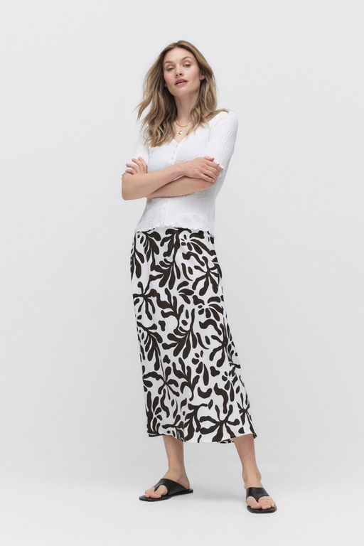 Thora skirt BROWN PRINT
