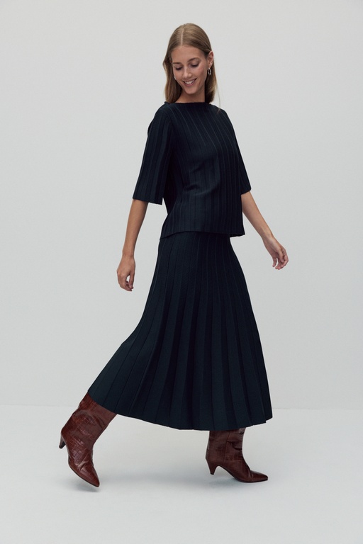 Nora knitted skirt NIGHT SKY