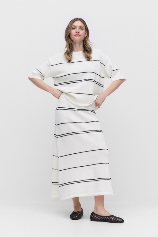 Gia knitted skirt STRIPE