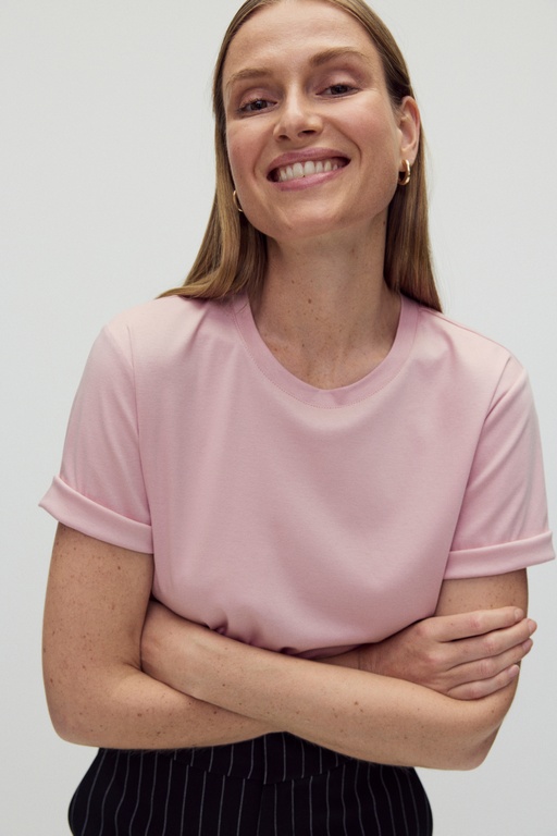 Maia premium tee Maia premium tee LIGHT PINK