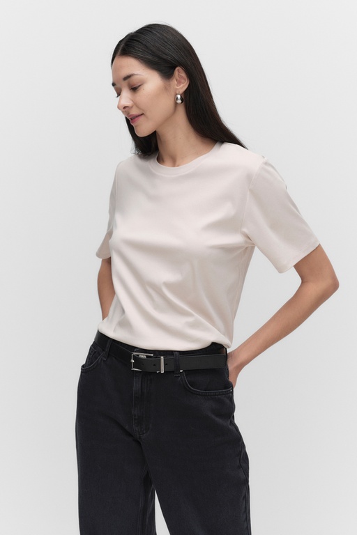 Maia premium tee MOONBEAM