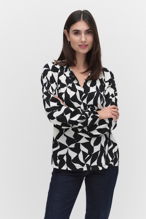 Ilse top BLACK PRINT