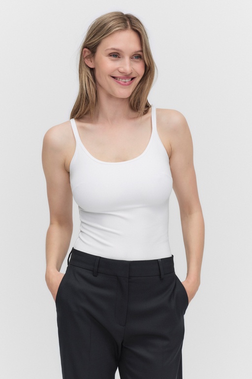 Elin strap top WHITE