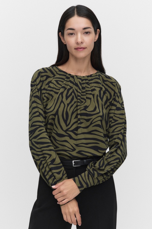 Hilda top BLACK/GREEN PRI