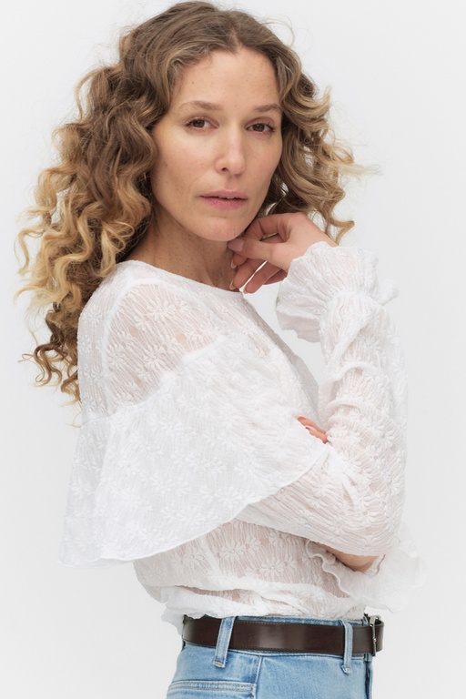 Claire top OFFWHITE