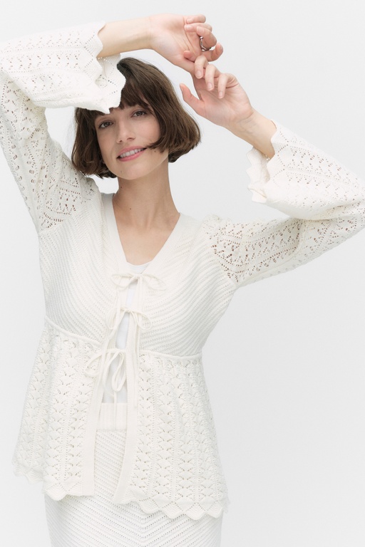 Vendella cardigan OFFWHITE