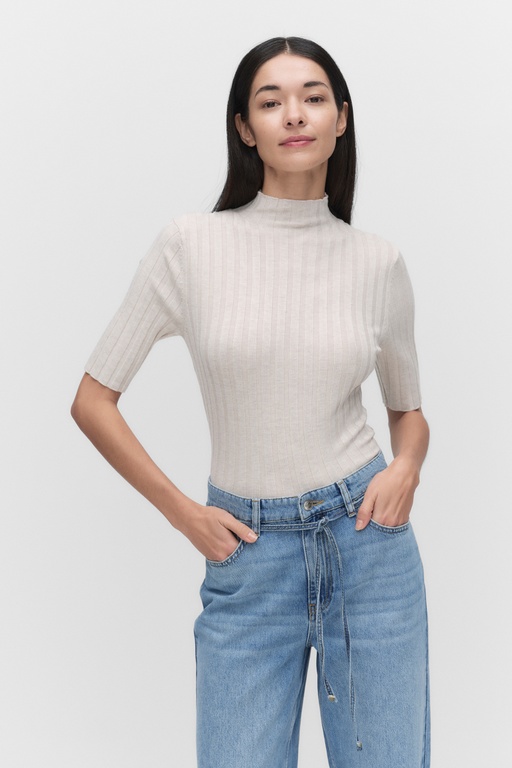 Vianne knitted top OFF WHITE