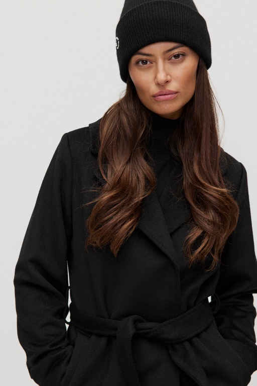 Sheila cashmere beanie BLACK