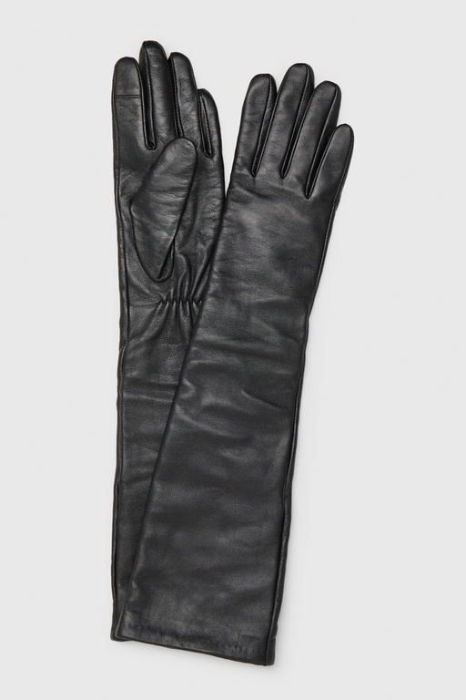 Elaine leather glove Elaine leather glove BLACK