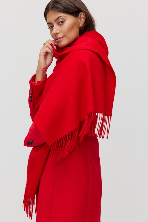 Emma wool scarf RED