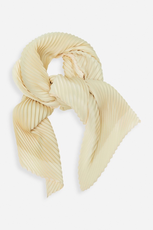Sophia pleated scarf Sophia pleated scarf LIGHT YELLOW