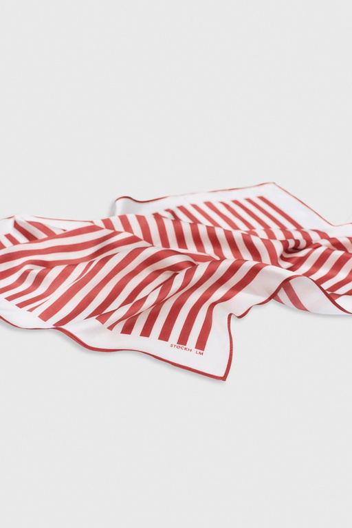 Ria scarf RED STRIPE
