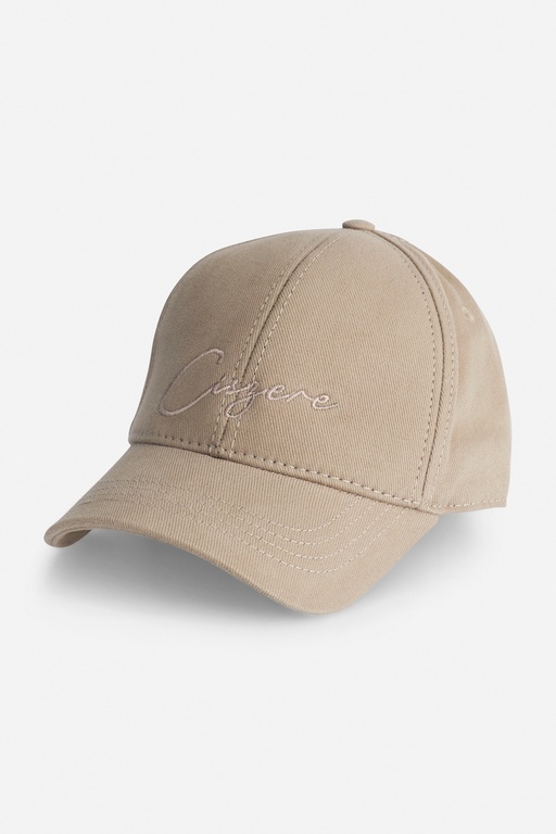 Nohr embroided cap BEIGE