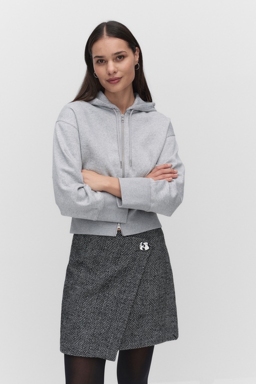 Melanie hoodie GREY MELANGE