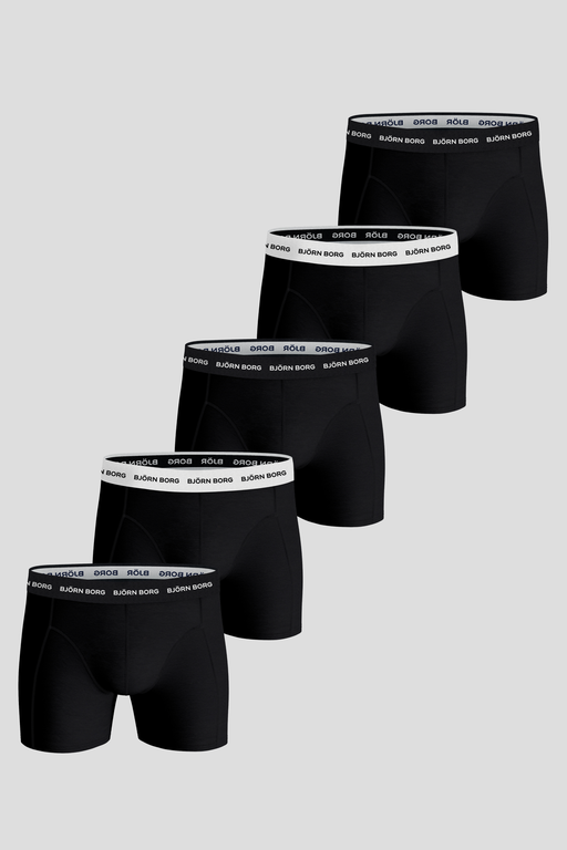 Shorts solid 5p Shorts solid 5p 90012 BLACKER