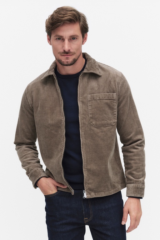 Tom cord overshirt Tom cord overshirt LIGHT TAUPE