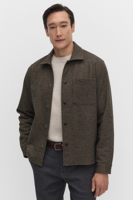 Fred jersey overshirt Fred jersey overshirt TAUPE MELANGE