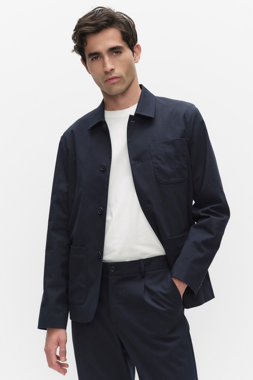 Armand overshirt DARK NAVY