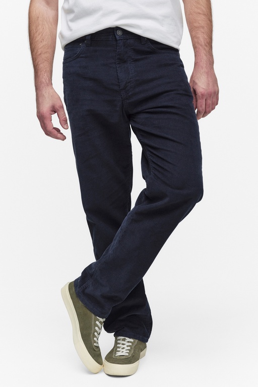 Roy cord trousers DARK BLUE