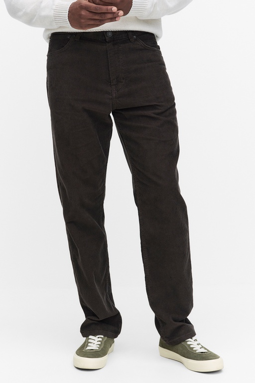 Roy cord trousers DARK BROWN