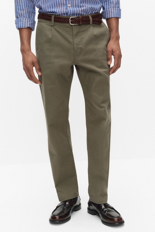Nick structure chinos OLIVE GREEN