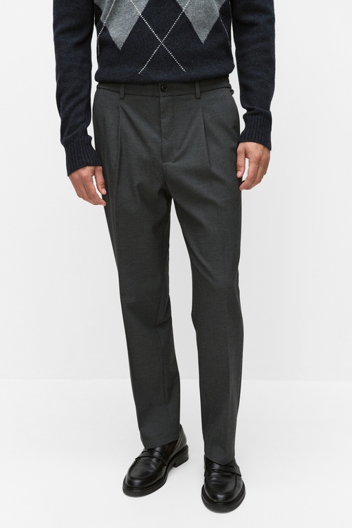 Theo relaxed trousers DARK GREY MEL