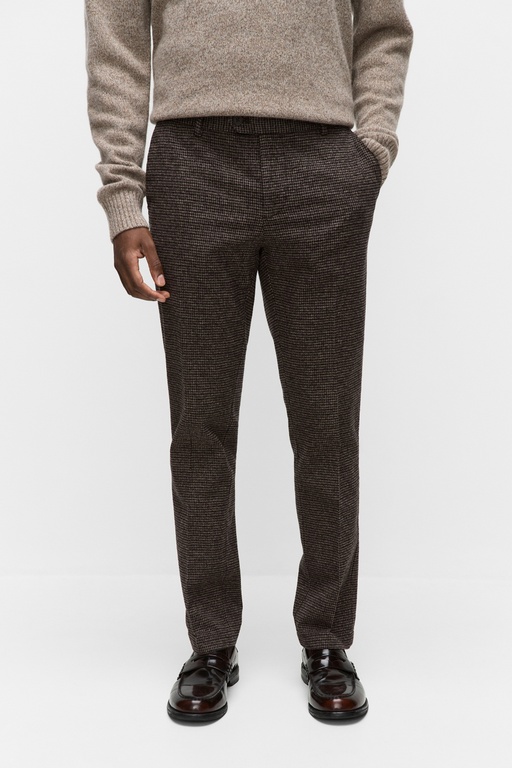 Jack check trousers DK BROWN CHECK