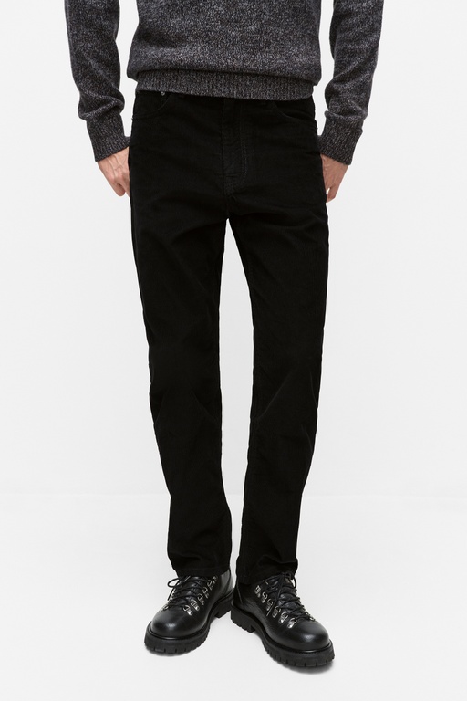 Archive cord trousers BLACK