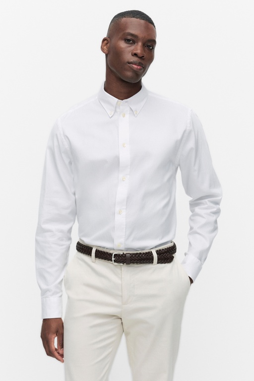 Oscar oxford shirt WHITE