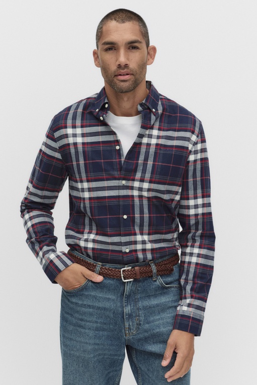 Cal flannel shirt Cal flannel shirt BLUE CHECK