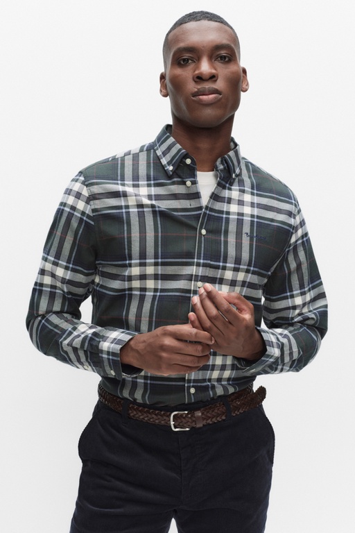 Cal flannel shirt Cal flannel shirt GREEN CHECK