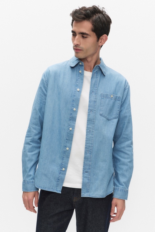 Cederic denim shirt LIGHT BLUE WASH