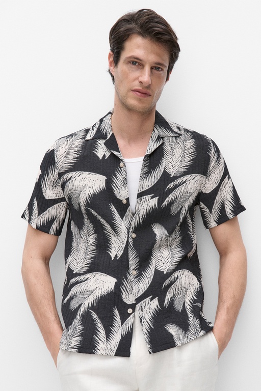 Douglas print shirt Douglas print shirt BLACK PRINT