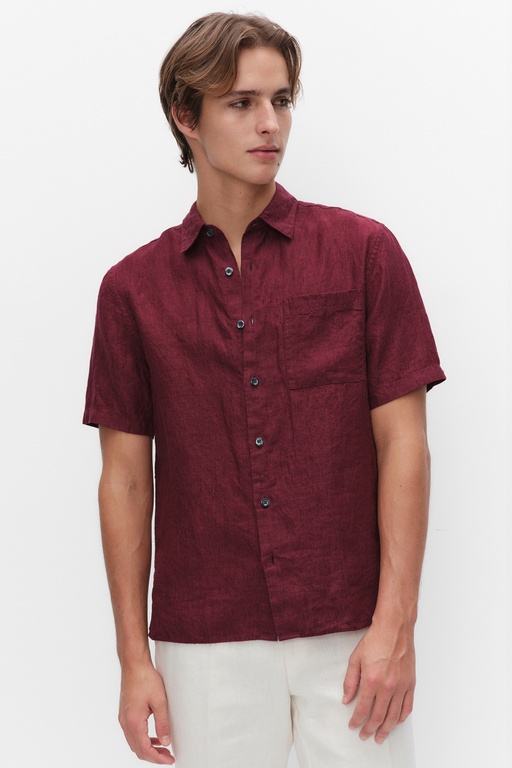 Edison linen shirt Edison linen shirt MARRON