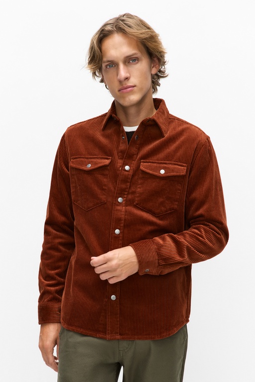 Milo cord shirt Milo cord shirt RUST