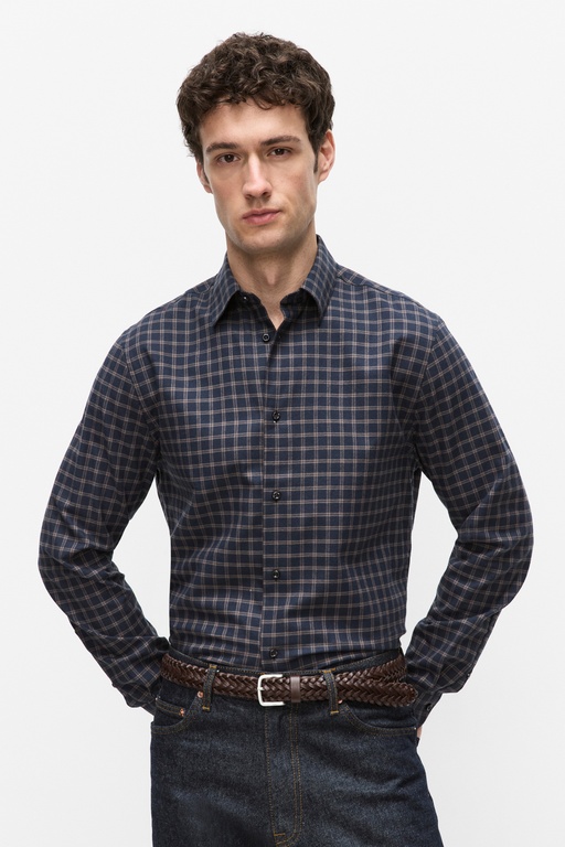 Oliver check shirt BLUE CHECK