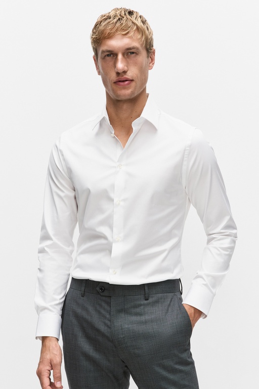 Tim premium stretch shirt WHITE