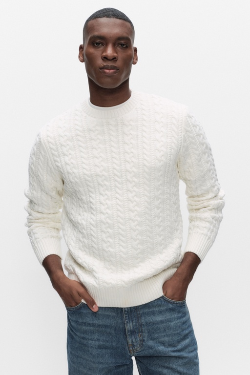 Thoma Cable knit OFFWHITE