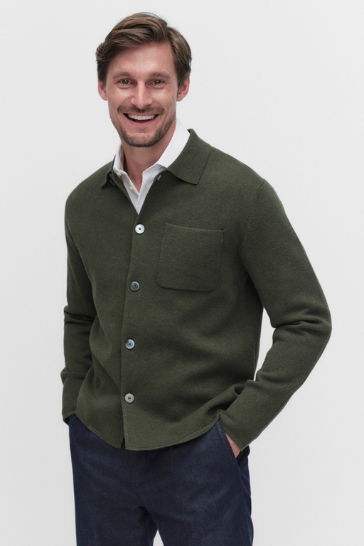 Alfie knit cardigan Alfie knit cardigan DK OLIVE GREEN