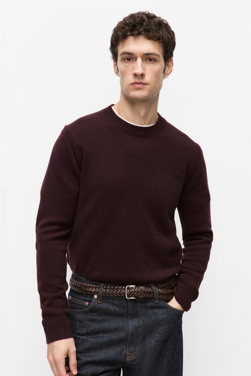 Russel wool sweater Russel wool sweater BORDEAUX MEL