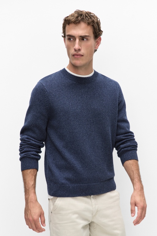 Samuel crew neck Samuel crew neck DENIM BLUE MEL