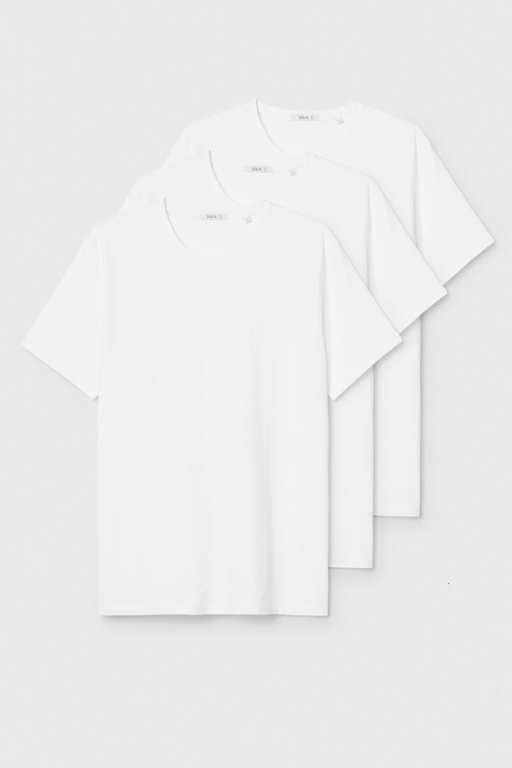 Core roundneck 3-pack WHITE