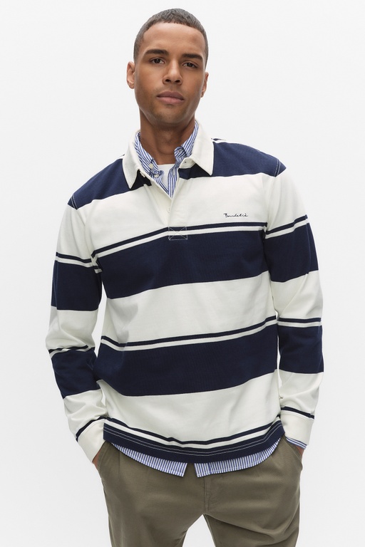 Parker rugger NAVY STRIPE