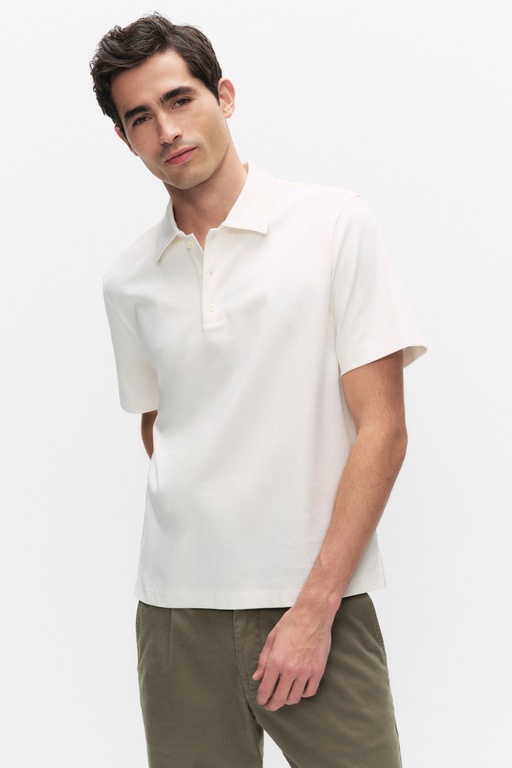 Jay premium poloshirt OFF WHITE