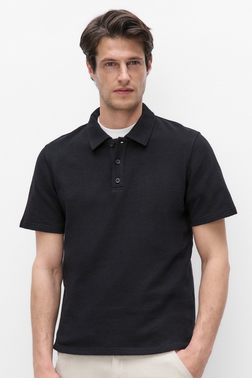 George polo shirt George polo shirt BLACK