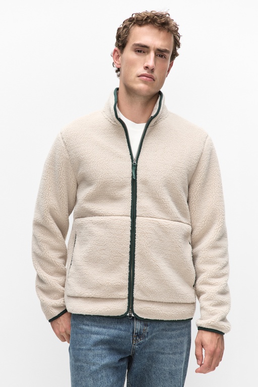 Claus pile jacket BEIGE