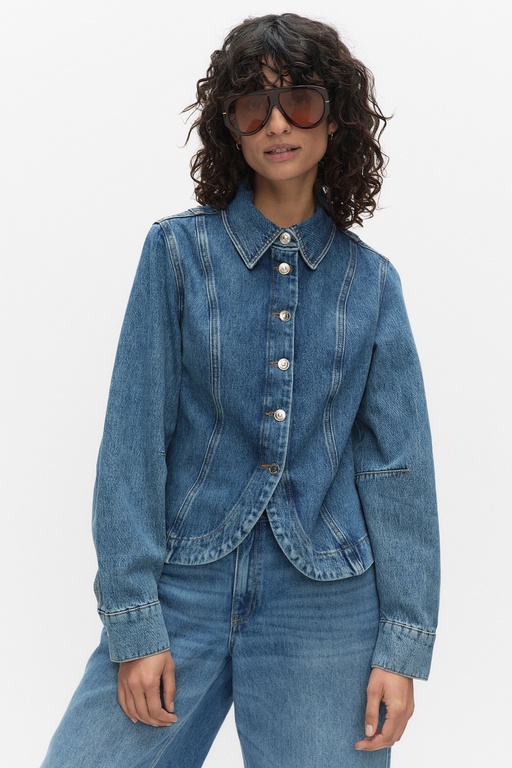 Regina denim jacket MID BLUE WASH